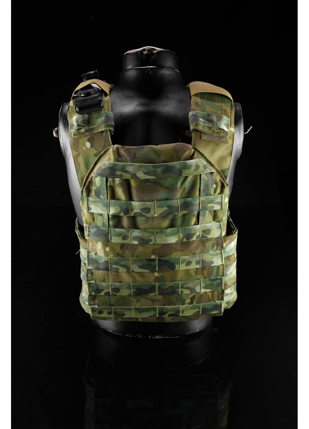 Тактична плитоноска жилет із швидким скиданням Cordura 1000D з IRR обробкою (без плит) Мультикам No Brand (332634892)