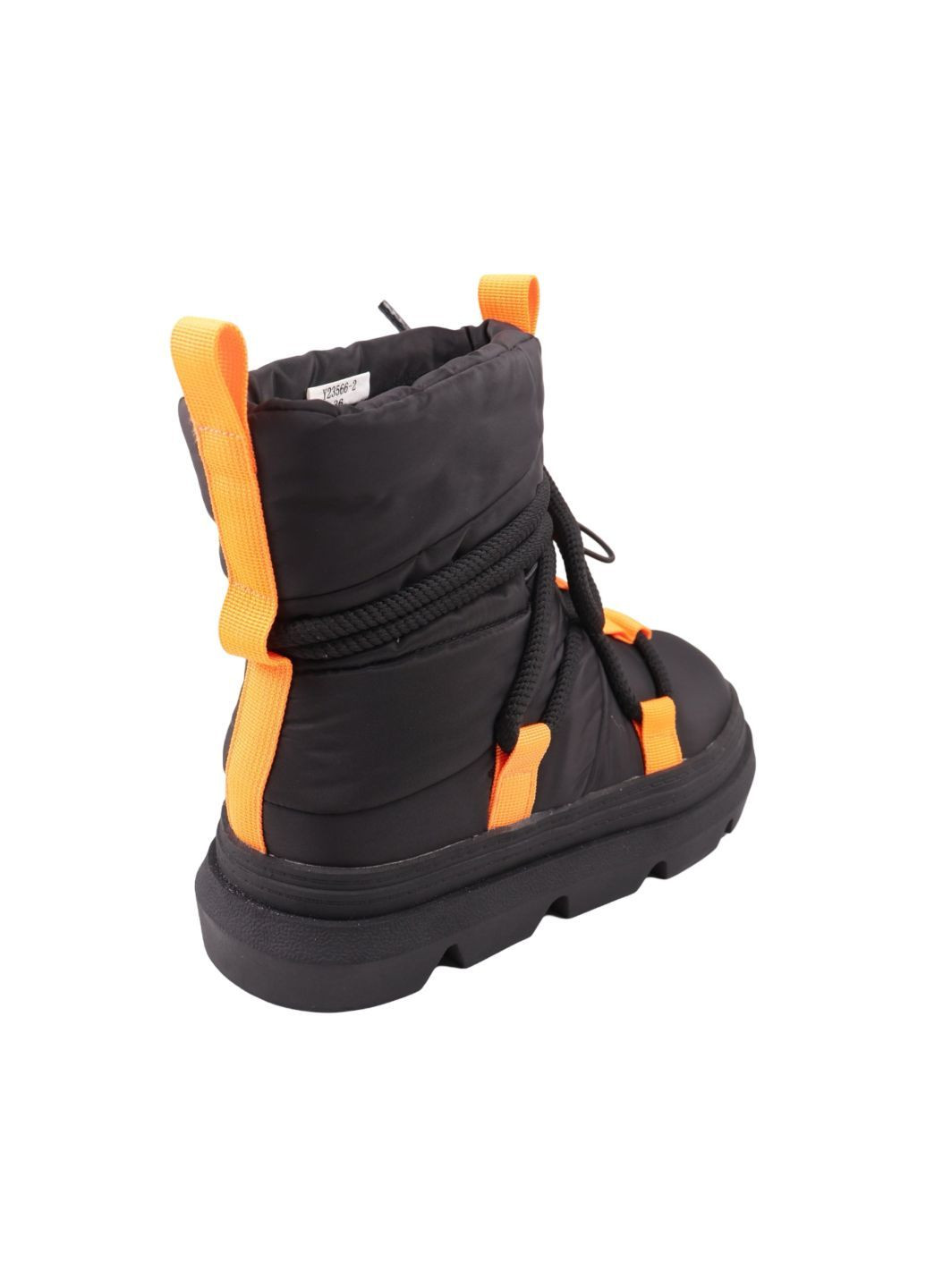 Угги женские черные балоновые на платформе Sorte Lady 177-25ZHS (314860318)