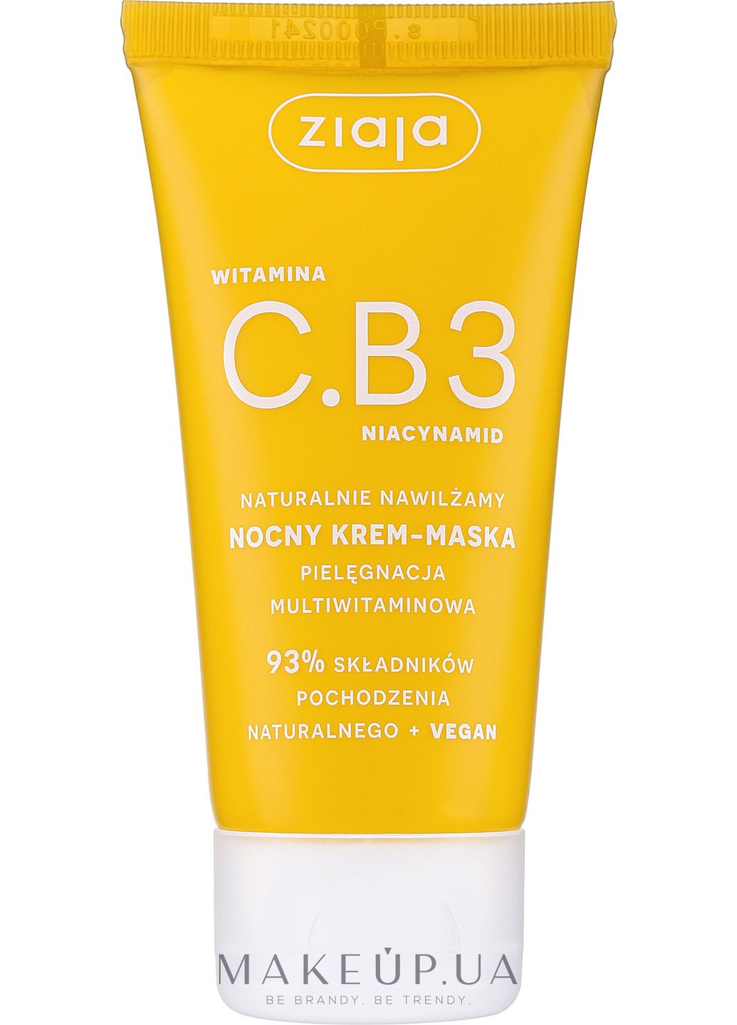 Ночной крем-маска для лица Vitamin C.B3 Niacinamide 50ml (1181674-37619102) Ziaja (368610708)