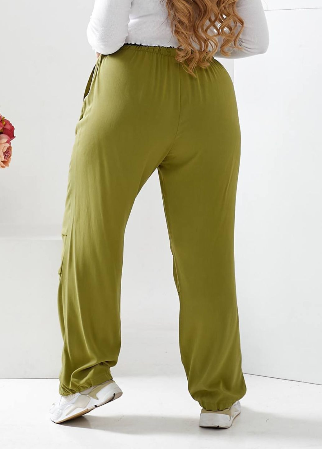 Жіночі повсякденні штани з резинкою No Brand (294085837)