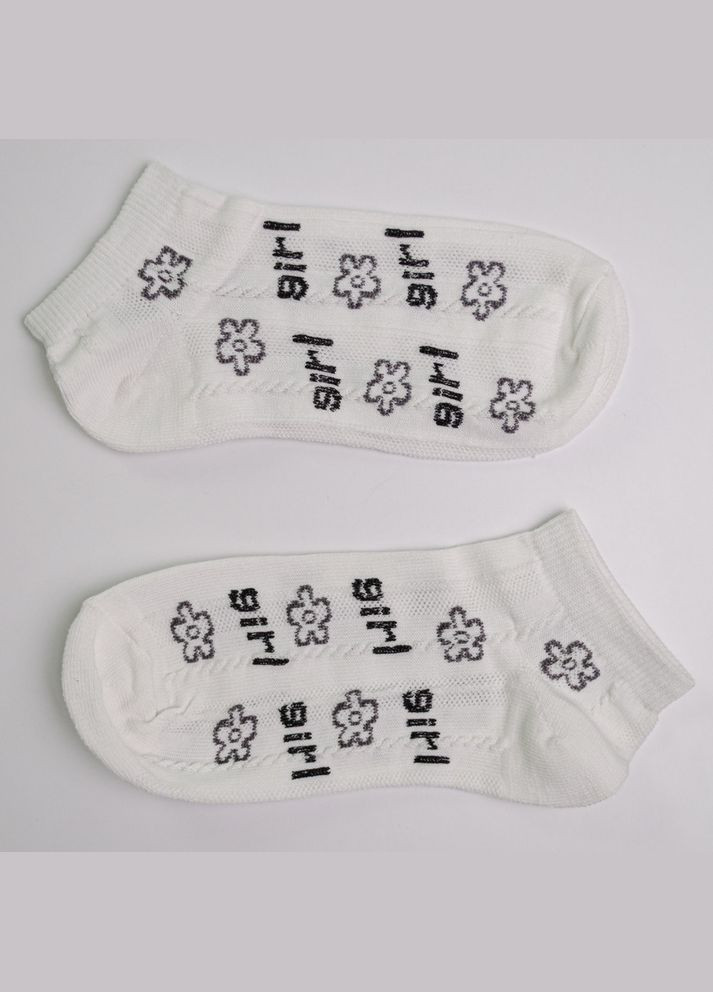 Белые набор носков женских хлопковых 10 пар youstar 092 низкие 37-41 белый GM Textile (339042283)