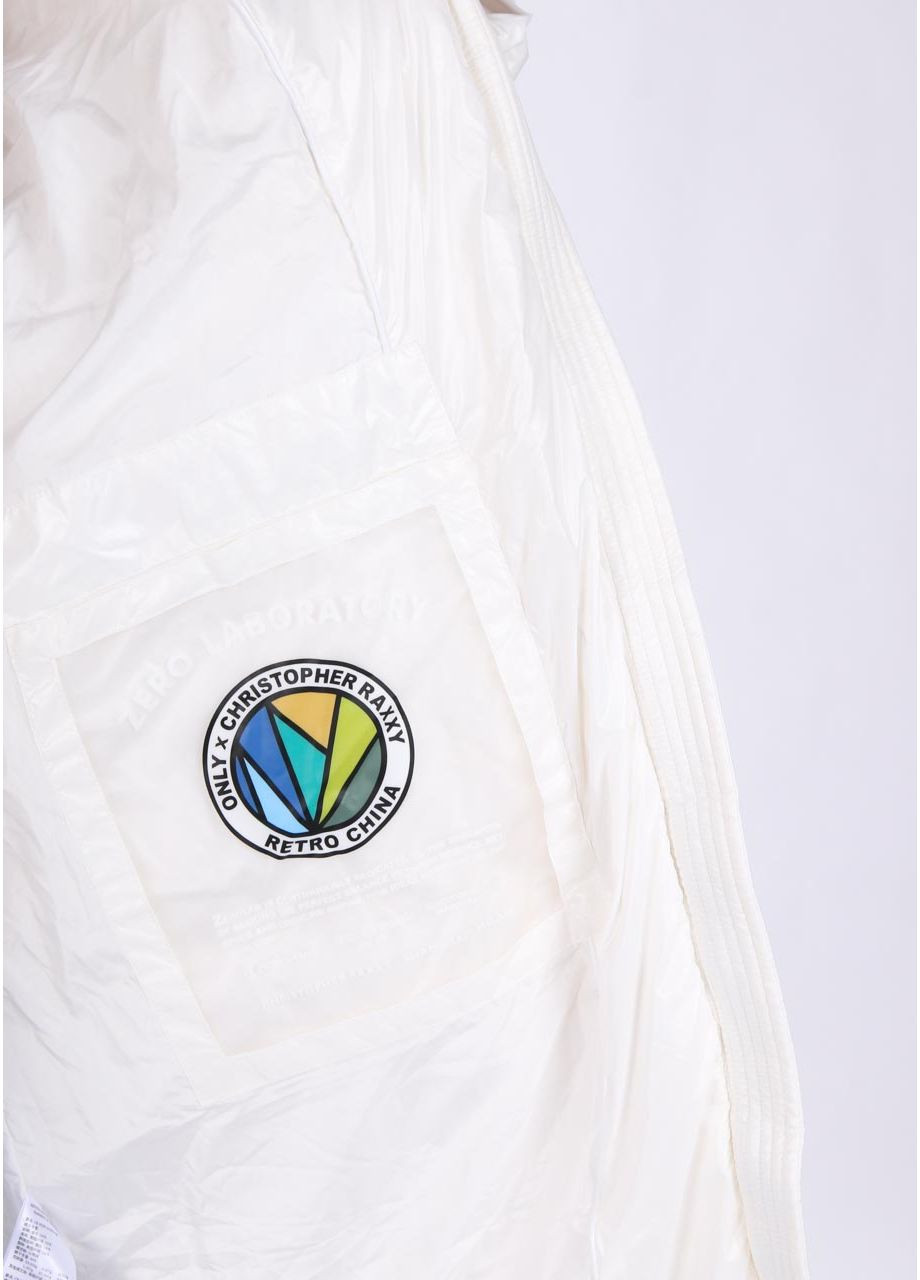 Білий демісезонний Пуховик Only