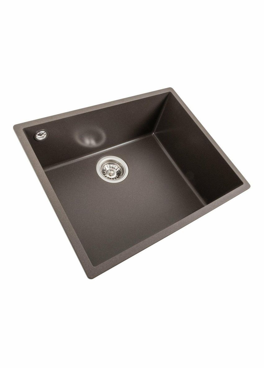 Гранітна мийка для кухні OASIS 5444 матова Темна скеля Valeso (342069498)