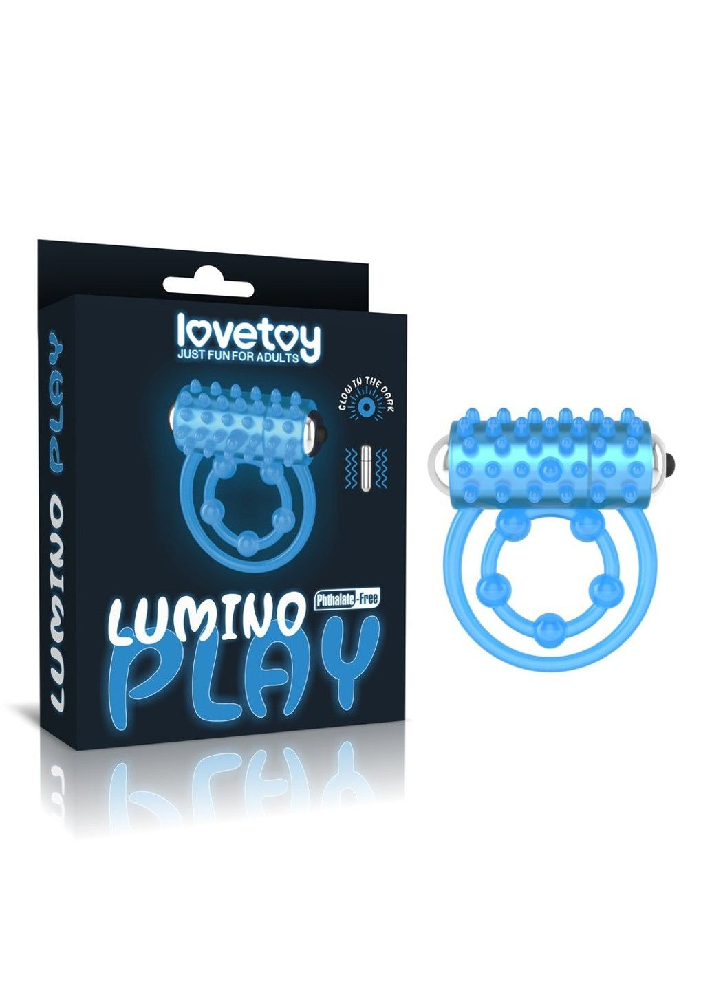 Ерекційне кільце, що світиться в темряві LUMINO Lovetoy (284236083)