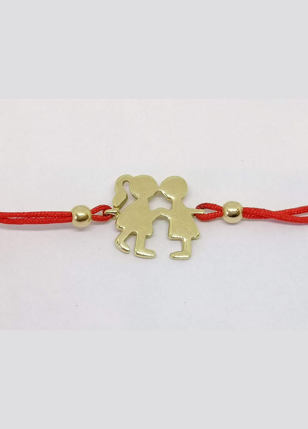 Браслет "Закохані" з текстилю зі вставками із золота. 321919Ж Столична Ювелірна Фабрика (296594951)