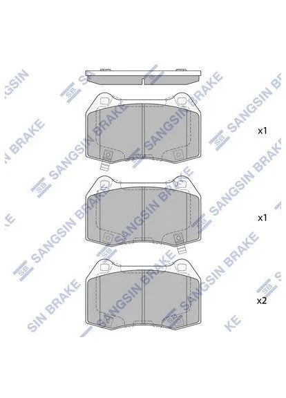 Колодки тормозные передние Honda Civic (06-) HI-Q (386283808)