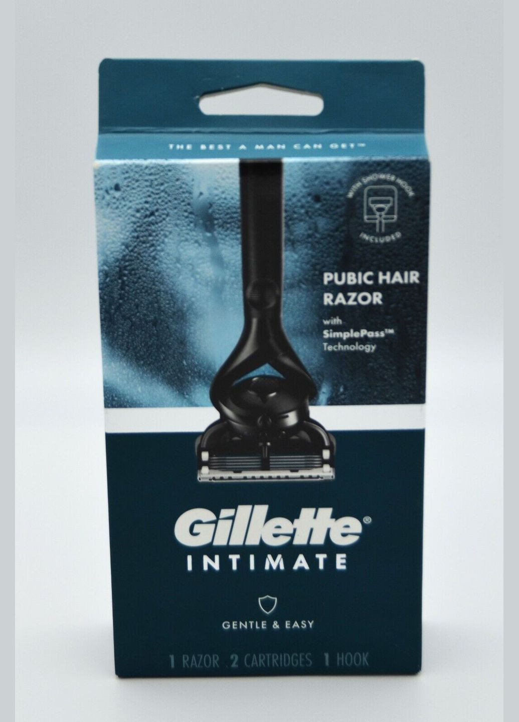 Чоловіча бритва для інтимних зон Intimate станок 2 лезвия подставка Gillette (280265716)