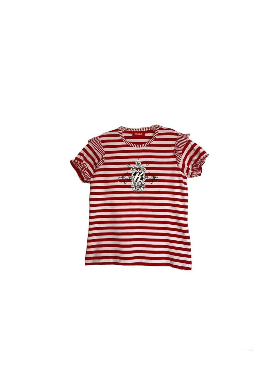 Красная летняя футболка красный Killah