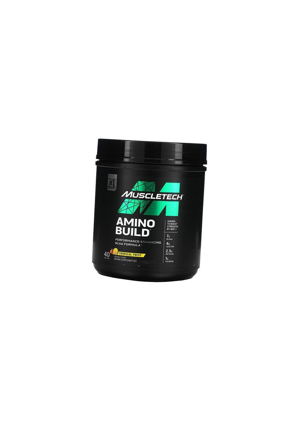 ВСАА с электролитами, Amino Build, Muscle Tech 600г Тропические фрукты (28098001) Muscletech (322726134)