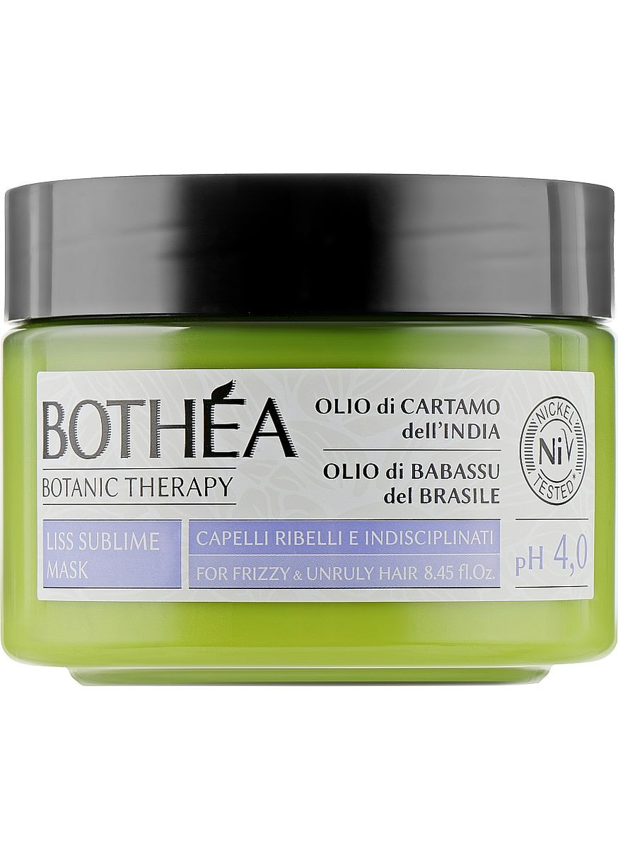Маска для неслухняного волосся Liss Sublime Mask pH 4.0 250ml (764641-166254) Bothea Botanic Therapy (369560031)