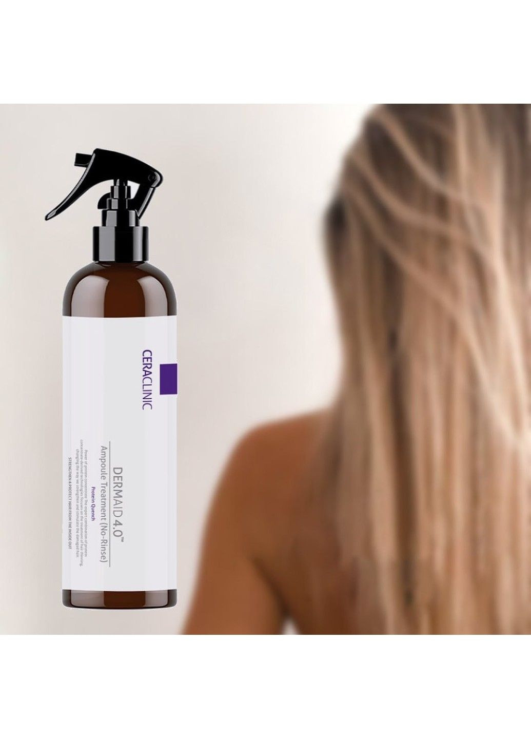Спрей для волосся DERMAID 4.0 Ampoule Treatment No-Rinse Protein Quench 200 мл Ceraclinic (346493070)