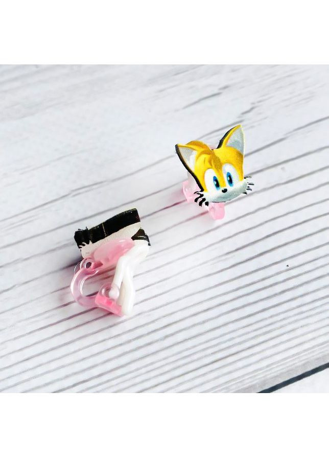 Детские серьги клипсы Тейлз (принт k_044) CASE CONTROL (355389088)