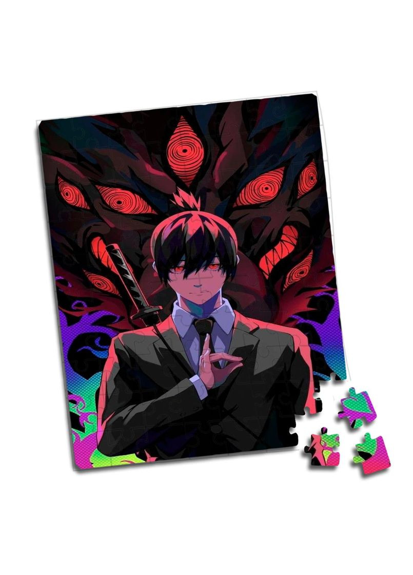 Пазл для дітей та дорослих Анімація Людина бензопила #0014 80 елементів А4 No Brand (309152616)