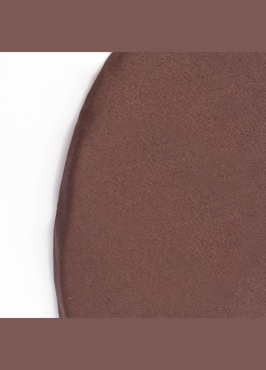 Подушка для стула и кресла Ø 40х5 см коричневый No Brand (324829182)