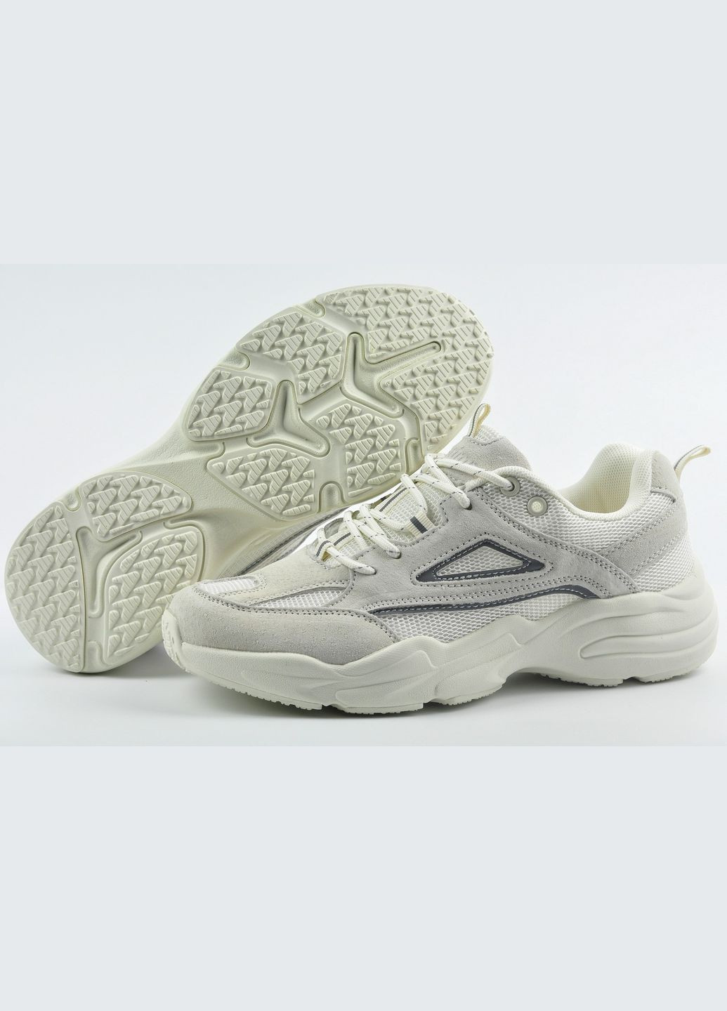 Кроссовки унисекс Restime бежевые лето (323436755)