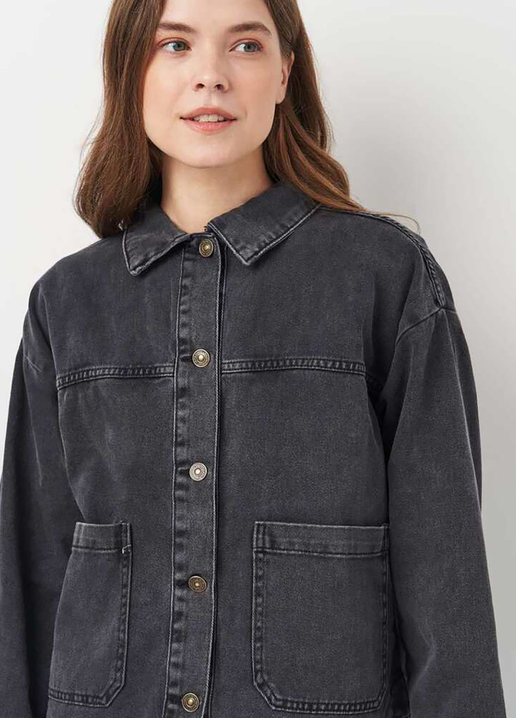 Темно-синяя демисезонная куртка джинсовая Veto jeans