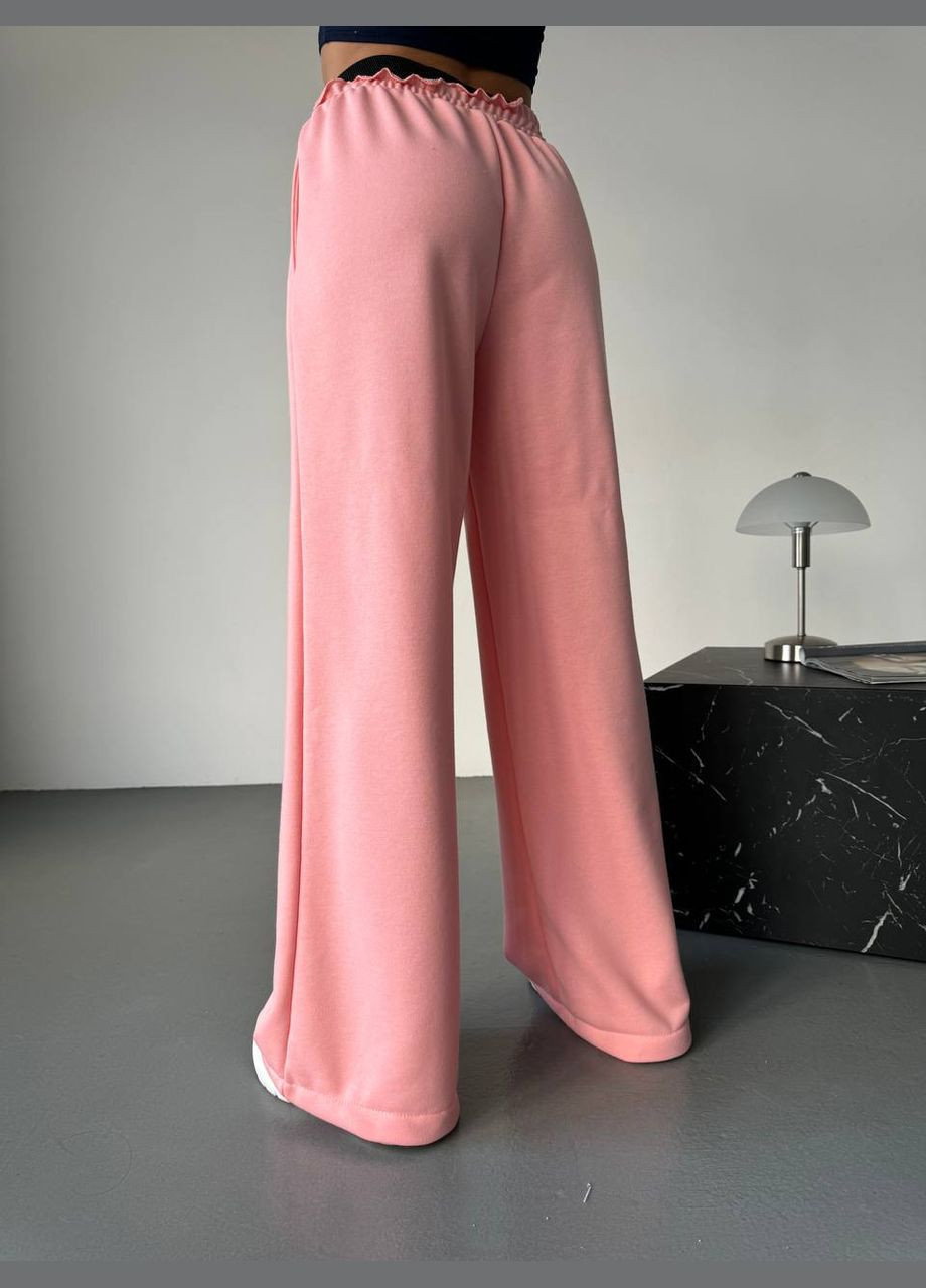 Жіночі персикові базові штани стильні якісні трендові No Brand штани (291881882)