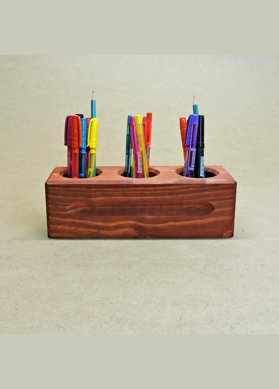 Настільний органайзер з дерева Доріс корал (КНЦ-000414) No Brand (328225231)