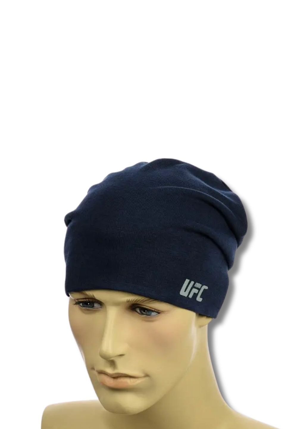Трикотажна чоловіча шапка панчоха UFC / ЮФС No Brand Чоловіча трикотажна шапка (337094143)