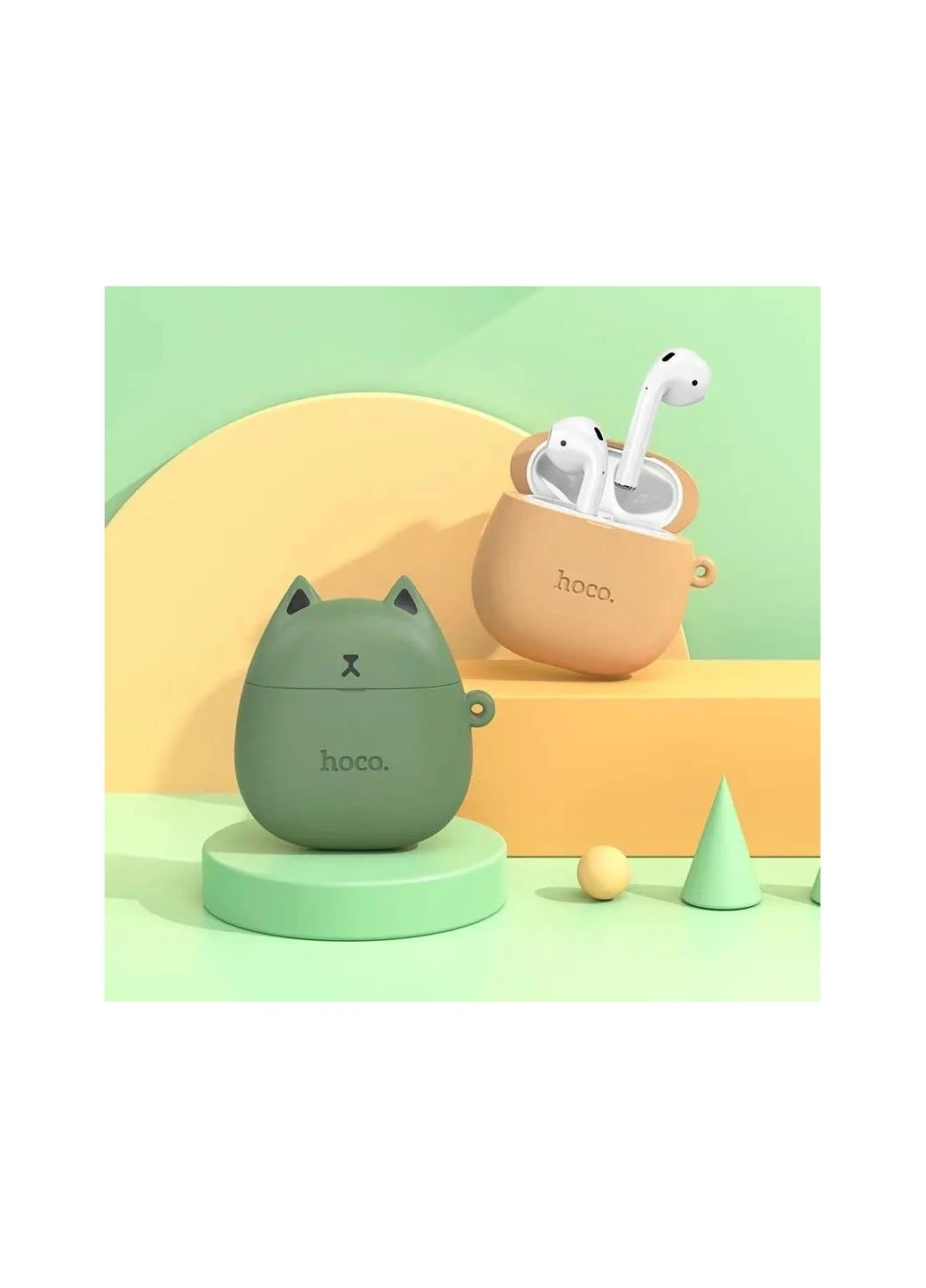 Бездротові навушники True wireless stereo headset Caramel Cat Hoco EW45 (376309778)