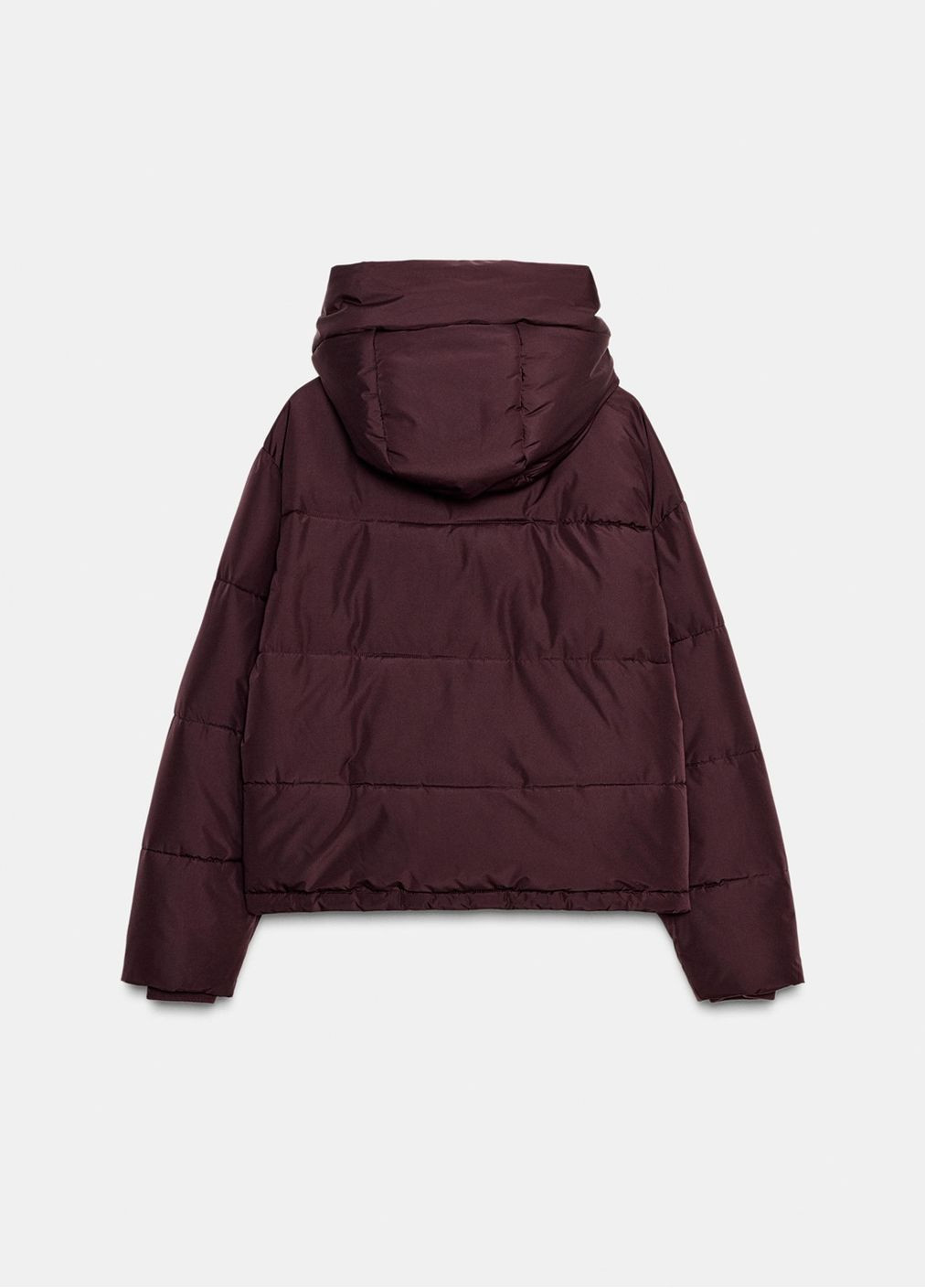 Бордова демісезонна куртка Zara