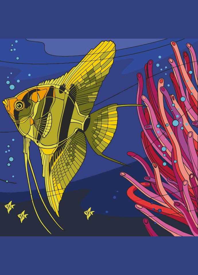Картина по номерам "Желтая рыбка" 11535-AC Art Craft (304404843)