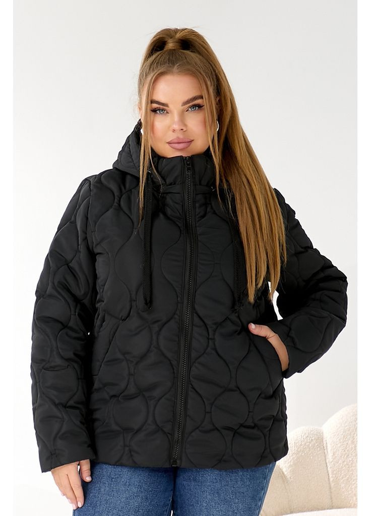 Черная зимняя куртка Zemal