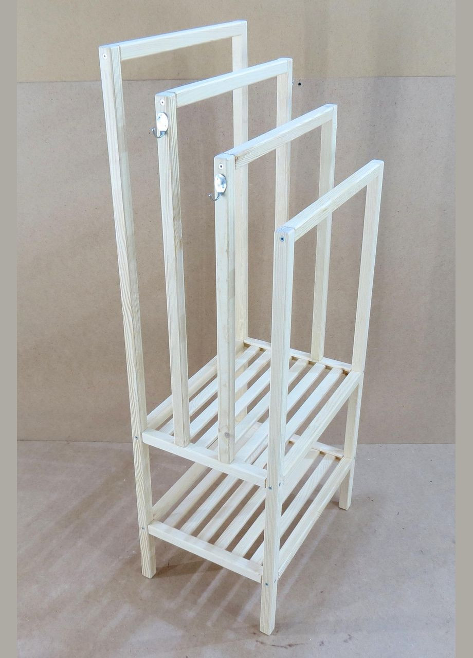 Стійка-вішалка підлогова з дерева Шрадер бланже (СШВ-001901) No Brand (328208918)