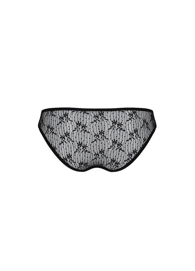 Трусики-сліпи з мереживною сіточкою DINA THONG S/M, black Passion (369951955)