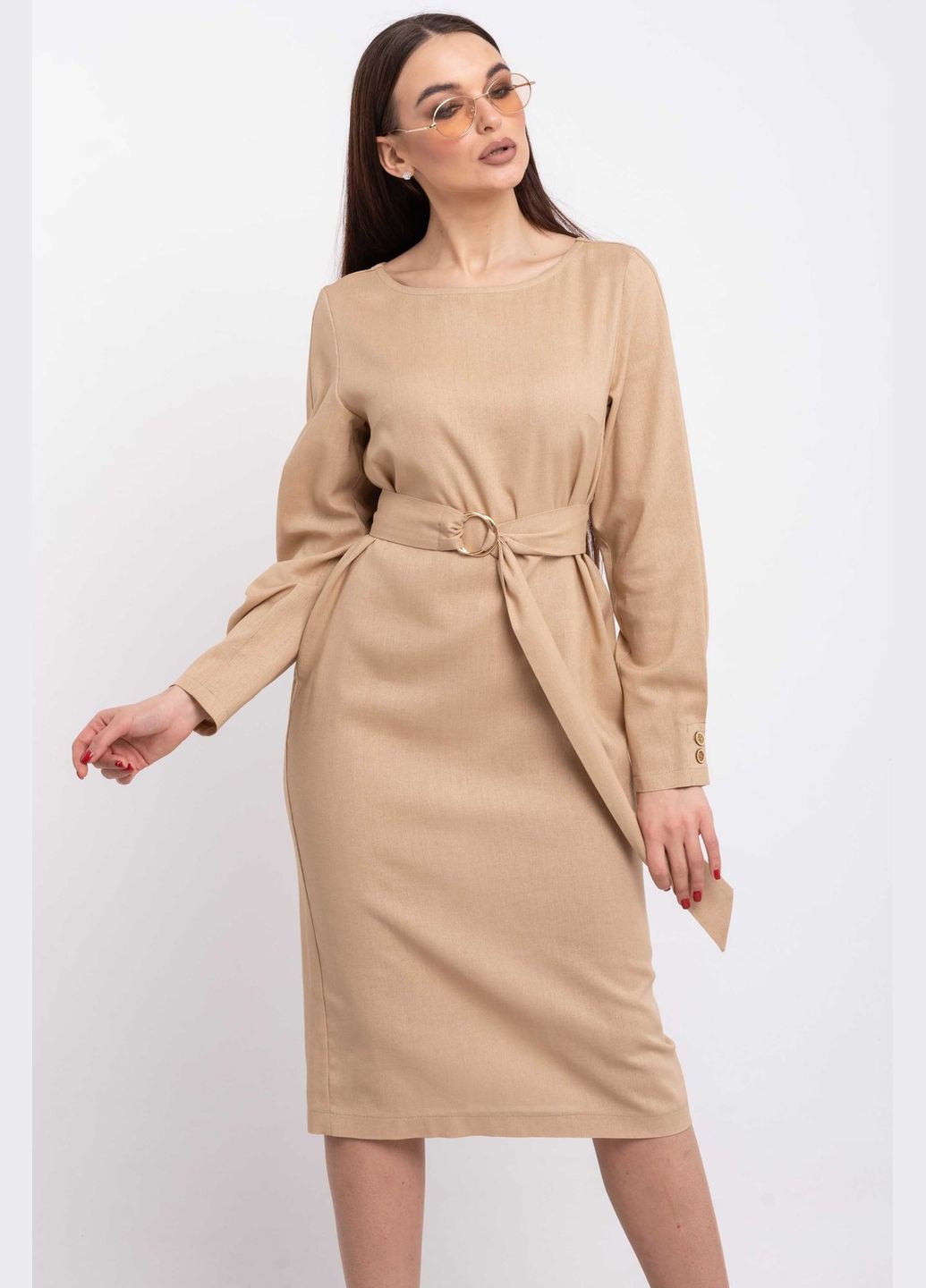 Бежева кежуал, святковий, ділова сукня ри мари леоніла пл 0220 RiMari
