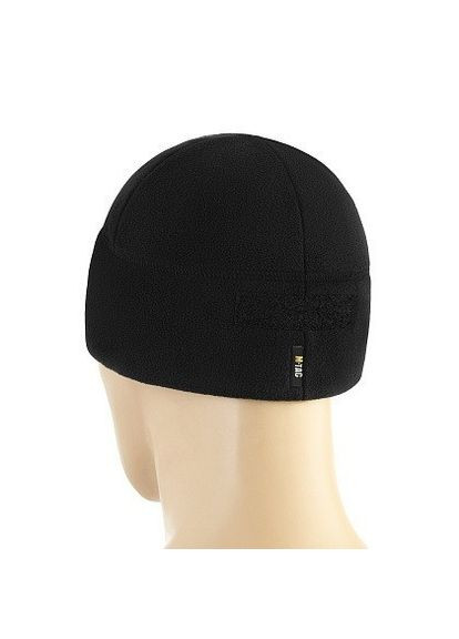Шапка Watch Cap Elite фліс (320г/м2) з липучкою Black Розмір M-TAC (311202070)