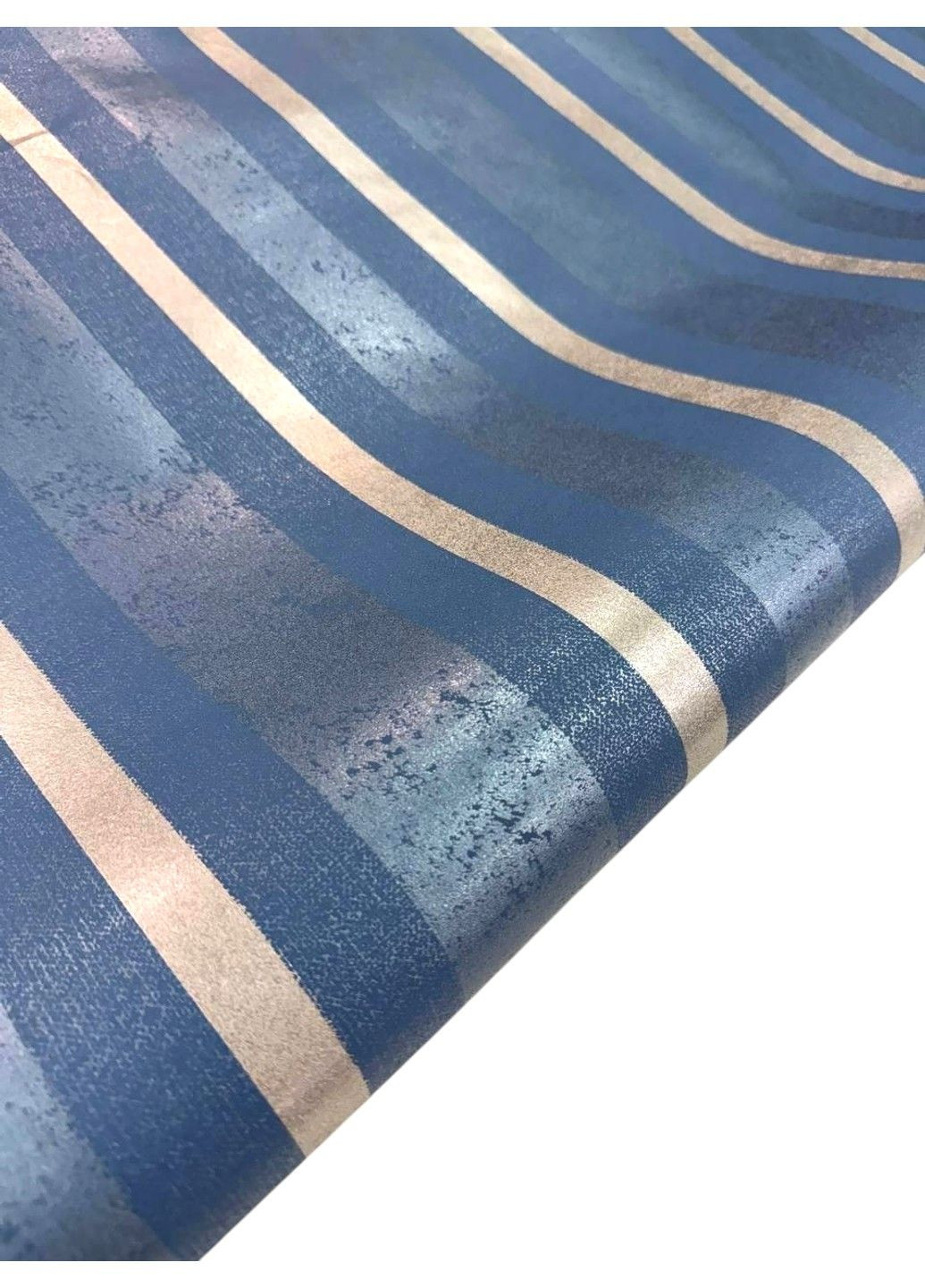 Обои виниловые 10.05 × 1.06 м 57307, синие, бежевые в гостиную, зал, коридор, кабинет, комнату MARBURG (339111221)