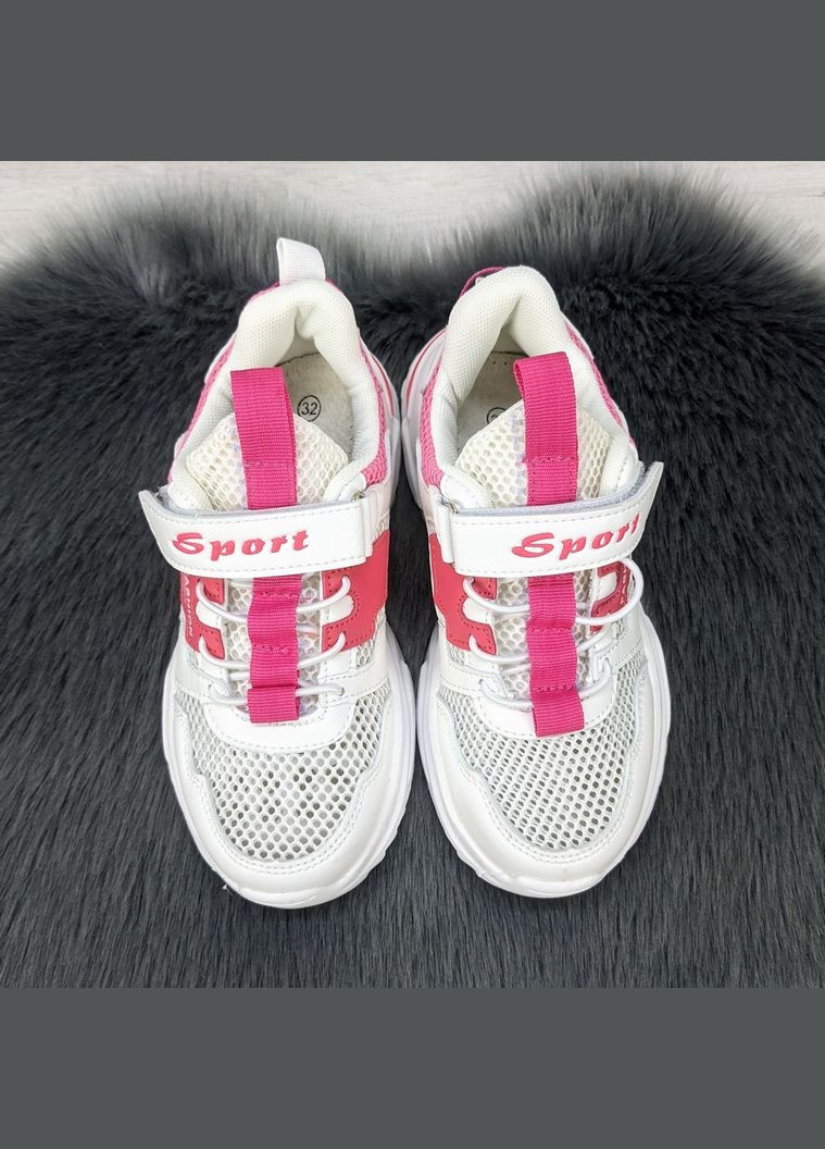 Білі осінні кросівки дитячі для дівчинки С.Луч