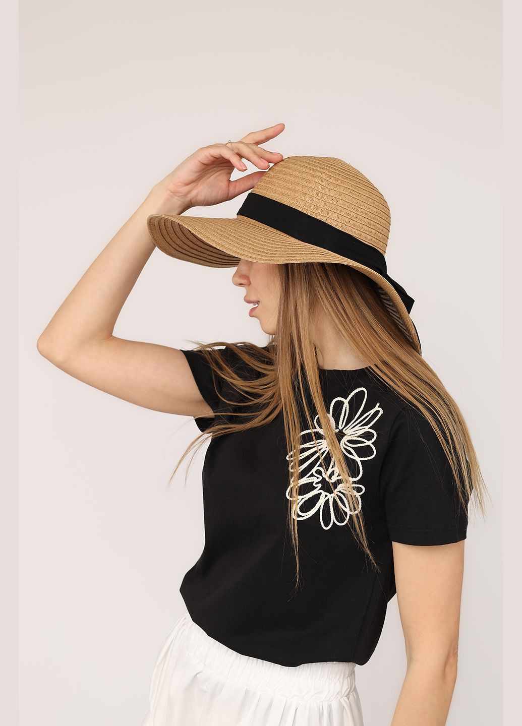 Шляпа женская цвет бежевый ЦБ-00268236 Yuki (329033919)