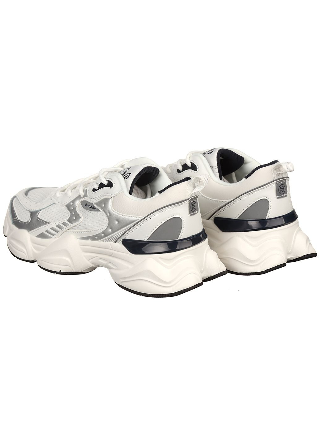 Білі осінні жіночі кросівки з текстилю l1795-4c Baas
