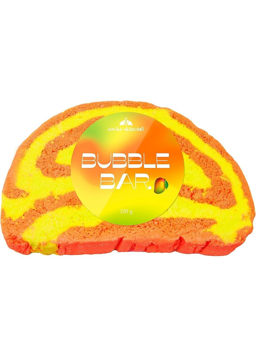 Тверда піна для ванни Bubble Bar Alfonso Mango 100g (1190761-138375) Sovka Skincare (368619556)
