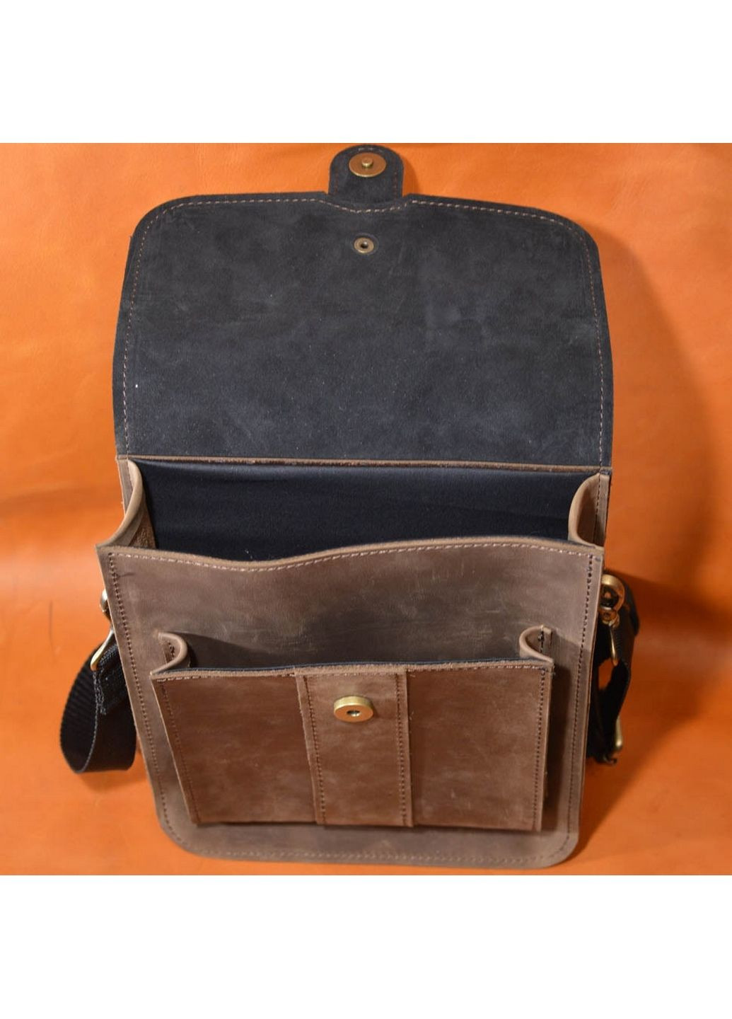 Мужская кожаная сумка через плечо 28х22х5 см LIMARY (315870492)