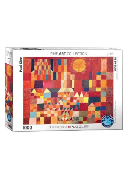 Пазл Замок и Солнце, Пауль Клее, 1000 частей () Eurographics 6000-0836 (328394036)
