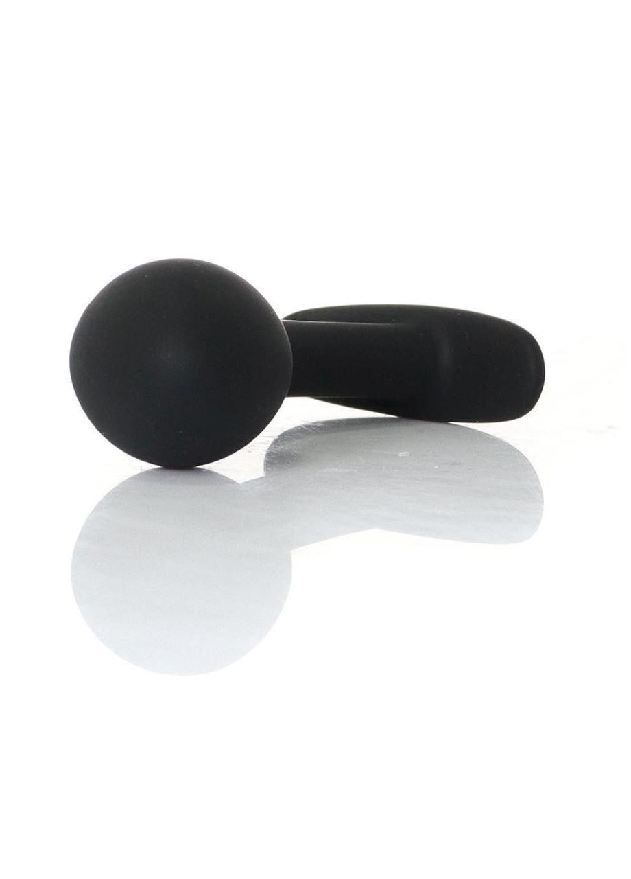 Анальний корок — Silicone Black Curved Plug M Drive No Brand (322400232)