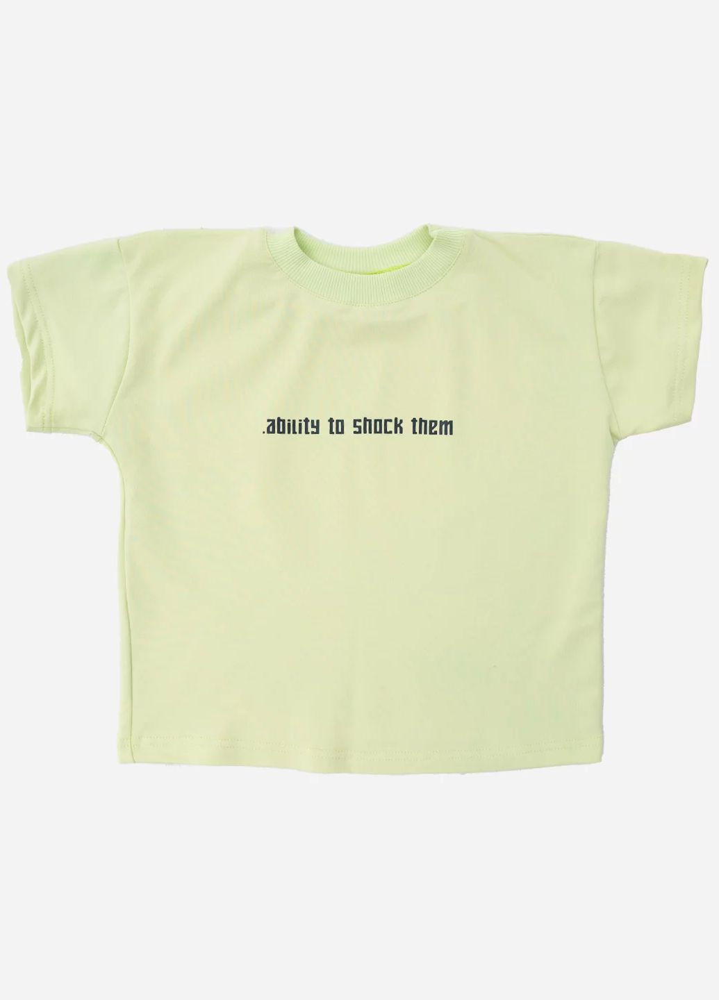 Салатовая демисезонная футболка Shock Унісекс