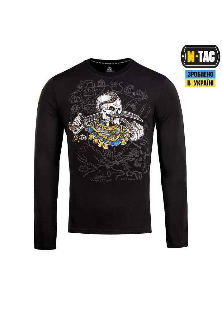 Футболка Земля Козаків довгий рукав Black M-TAC (315147452)