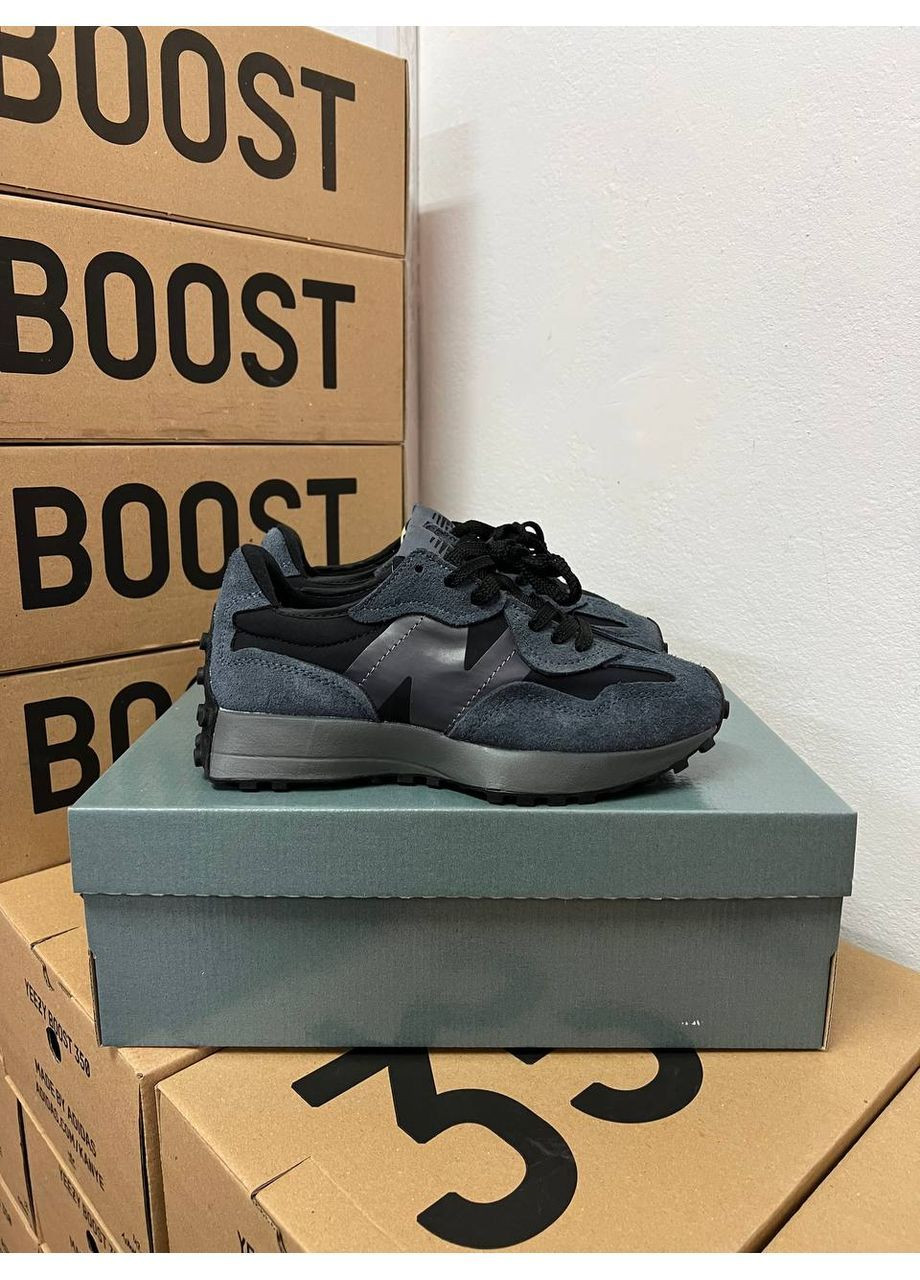 Темно-сірі всесезонні кросівки new balance 327 dark grey No Brand