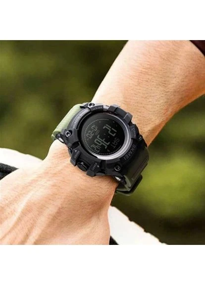 Чоловічий годинник 1356AG Army Green + Compass Skmei (341324449)