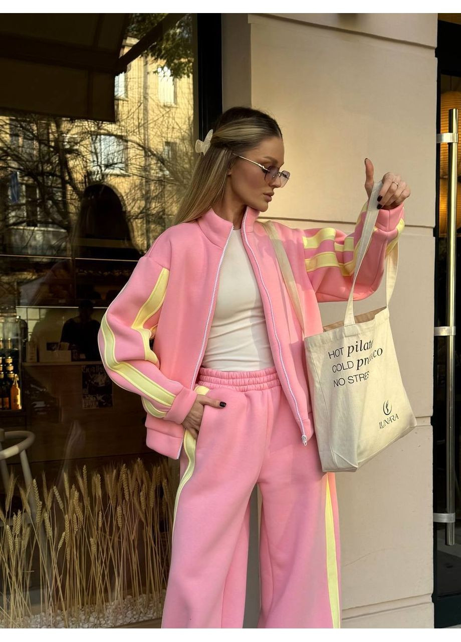 Стильний жіночий спортивний костюм з контрастними лампасами ❄️❄️❄️ Україна (372045818)