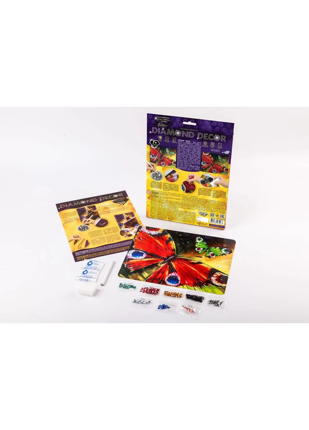 Алмазная мозаика Diamond Decor: Бабочка DD-01-10 Danko Toys (402462807)