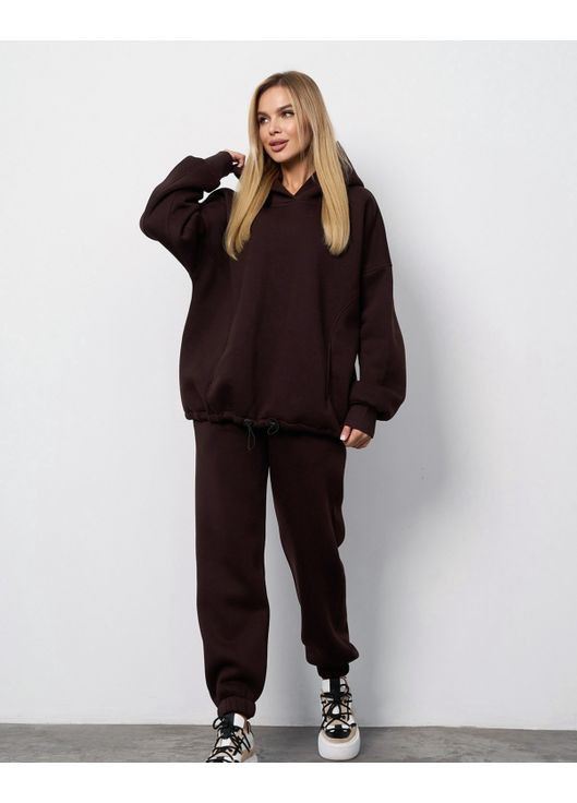 Брюки джоггеры на флисе ISSA PLUS (366740987)