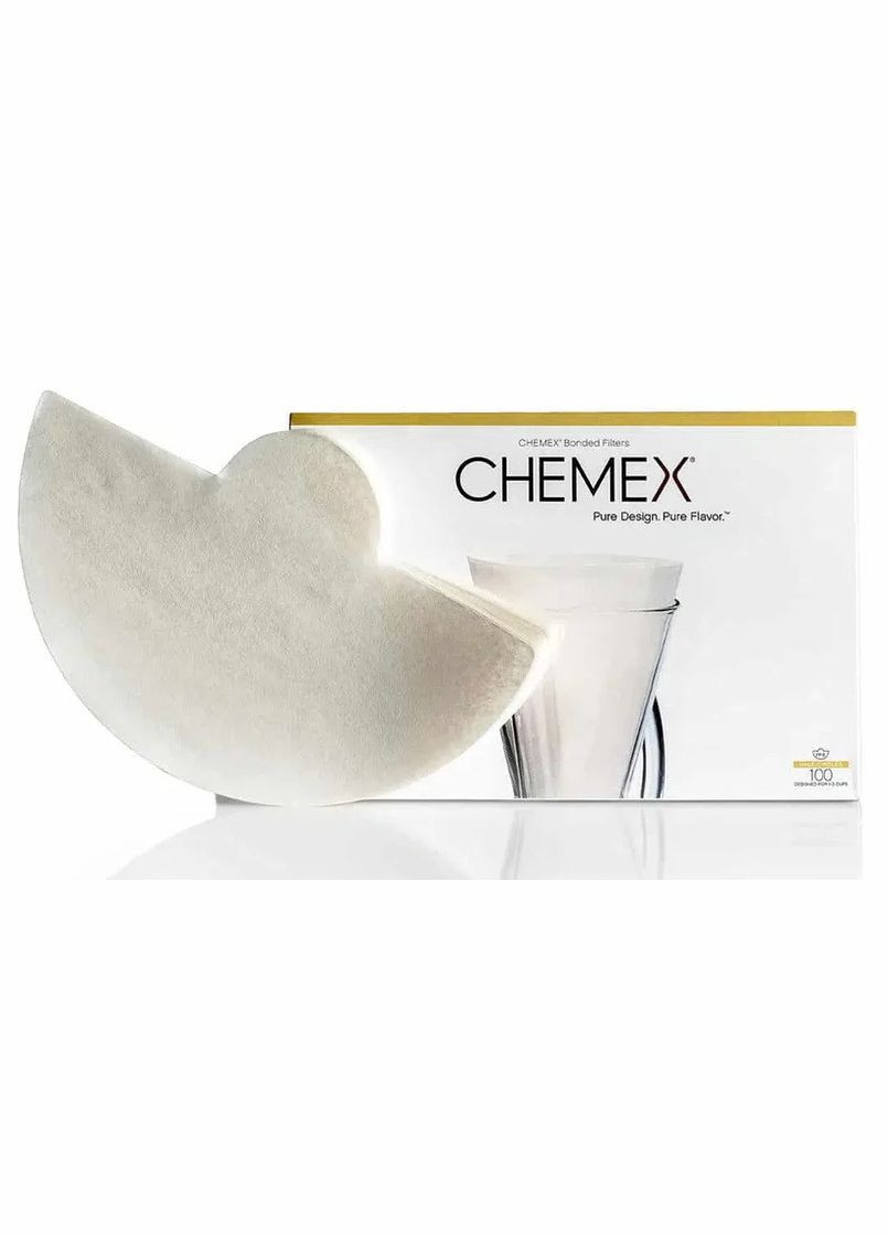 Фильтры для кемекса Chemex FP-2 Белые 100 шт. (R-FP-2-VS) No Brand (314454963)