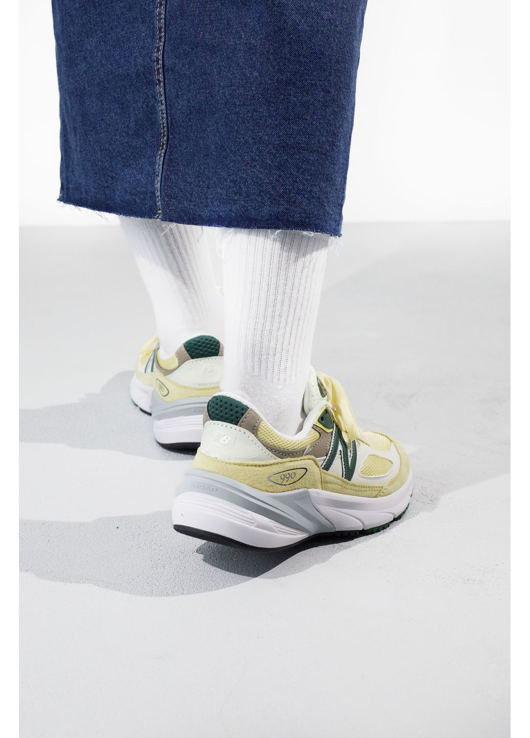 КРОСІВКИ ЖІНОЧІ NEW BALANCE 990 V6 YELLOW НЬЮ БЕЛАНС 990 V6 No Brand комбіновані демісезони (367170068)