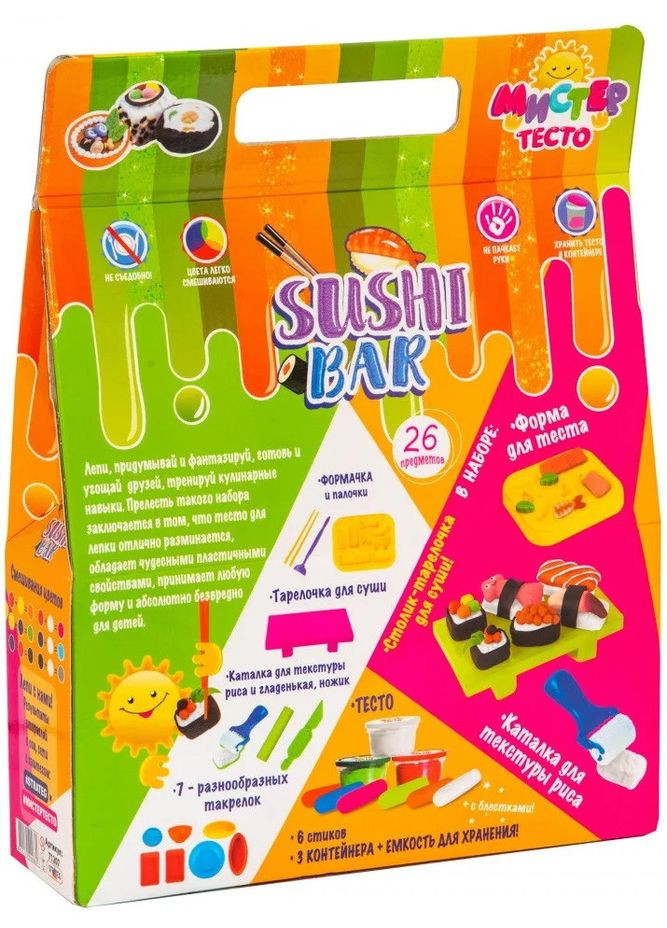 Набор для креативного творчества "Мистер тесто - sushi bar" 71207 ( ) Strateg (338877943)