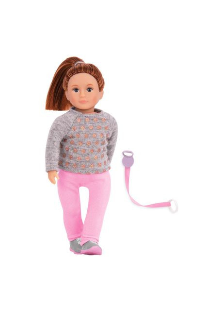 Кукла Розалинда с поводком для выгула собак 15 см (LO31113Z) Lori (366979114)